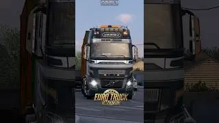 Thumbnail: capturing the journey from a different angle. ETS2 debug camera truck spotting