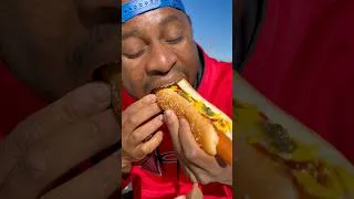 Thumbnail: Eating Big Hot Dog from Costco.American Time in Japan