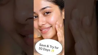 Thumbnail: 30 Days Indian Glass Skin Challenge ✨🤍 #skincare #glowingskin #beautytips #viral #trending #fyp