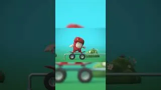 Thumbnail: Fuse can't skateboard! 🛹❌ Maybe try a scooter... #oddbods #funny #kids
