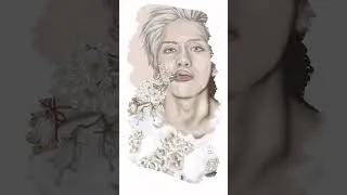 Thumbnail: Jonghyun -Skeleton Flower #kpopfanart #digitaldrawing #procreateart #illustration #shinee #jonghyun