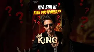 Thumbnail: 👑 SRK ki King postpone hogi ya Christmas par hi aayegi? 🤔 #shorts