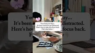 Thumbnail: This Is Why You Can’t Focus When Studying #shorts #shortsfeed #study #viralshorts