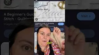 Thumbnail: Basting pieces instead of pins !!