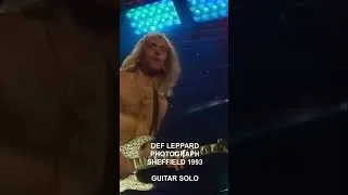 Thumbnail: Def Leppard - Photograph (Guitar Solo / Sheffield 1993) #shorts #defleppard