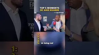 Thumbnail: Khabib and Daniel Cormier TOP 5 FUNNY moments 😂   #ufc #mma