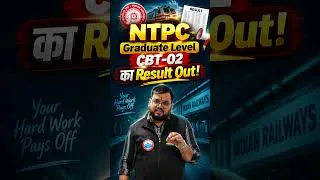 Thumbnail: RRB NTPC Graduate Level CBT 2 Result Out #rrbntpc