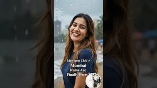 Thumbnail: ☔ Mumbai rains are finally here! Which monsoon look would you actually wear? 1️⃣ 2️⃣ 3️⃣ or 4️⃣ 🌸✨