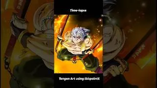 Thumbnail: Tengen Uzui Art | IbispaintX Art Time-lapse #demonslayer #kimetsunoyaiba #tengenuzui #ibispaintx