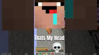 Thumbnail: My head was a bit huge💀 #minecraft  #gaming #new #modded #skyfactory #minecraftmemes