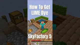 Thumbnail: How To Get LIME Dye In SkyFactory 5!