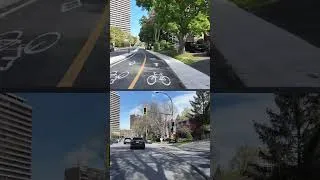 Thumbnail: New bike lane in Montreal (before and after)