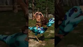 Thumbnail: Oko and Eva Romantic Riding Chocobo⭐️ Oko Lele - Official channel