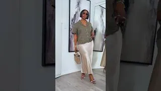 Thumbnail: 100° Summer Style ☀️ Linen + Silk Outfit Idea