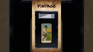 Thumbnail: 1909 Honus Wagner WAR 132.7 H 3420 AVG .328 #halloffame #sportscards #vintagecards