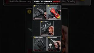 Thumbnail: 5 Legal Self Defense Gadgets #gadgets #shorts