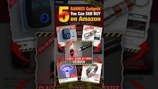 Thumbnail: 5 BANNED Amazon Gadgets You Need! 🚫😱 #BannedGadgets #AmazonFinds