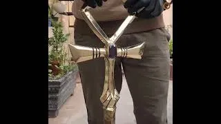 Thumbnail: I Forged Anubis Cane Sword and That Looked Expensive #shorts #forging #sword
