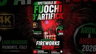 Thumbnail: Spettacolo di Fuochi d'Artificio | Lumina Arona/Angera 2026 🇮🇹