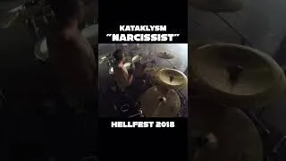 Thumbnail: Oli Beaudoin - DRUM CAM - “NARCISSIST” - Kataklysm - Live at Hellfest 2018