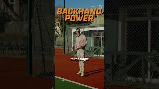 Thumbnail: The backhand move that adds effortless power and spin 🎾