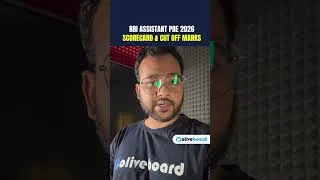 Thumbnail: RBI Assistant Prelims Score Card 2026 OUT 🥳 #oliveboard #rbiassistant #scorecard