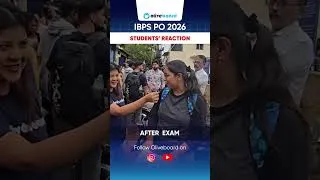 Thumbnail: Students Reaction After IBPS PO Pre Exam #ibpspo #exam #students #oliveboard
