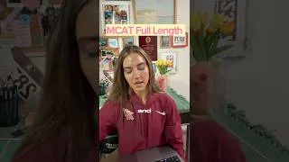 Thumbnail: MCAT Full Length #4 #premed #mcatstudy