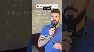 Thumbnail: 6 Steps to Financial Freedom #shorts