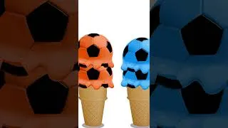 Thumbnail: ⚽ Om Nom Builds Ice Cream Soccer Balls 🍦#shorts #cartoon #omnom