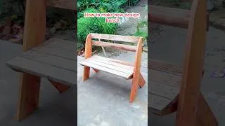 Thumbnail: Luxury Wooden Garden Bench step by step full process DIY #trending #diy #woodworking