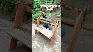 Thumbnail: Amazing Wooden Garden Bench Build 🌿 | DIY Woodworking Project | Step-by-Step Full Process