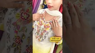 Thumbnail: Mal Cotton 3 Pc Kurta Set with Handwork | Elegant & Premium Ethnic Wear #Shorts