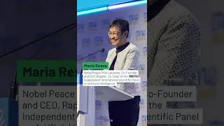 Thumbnail: Nobel Peace Prize Laureate Maria Ressa On AI Dangers