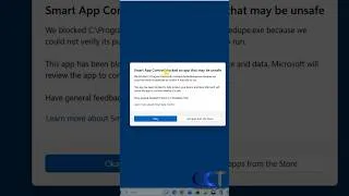 Thumbnail: How to Allow an App to Open That is Blocked by Smart App Control #onlinecomputertips