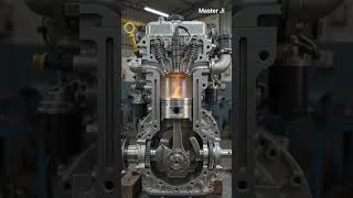 Thumbnail: What Happens Inside a Diesel Engine When It Ignites #engine #combustion #viral