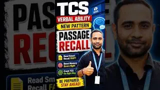 Thumbnail: TCS New Pattern - passage recall @OnlineStudy4u