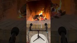 Thumbnail: The process of shooting the fireplace 🔥