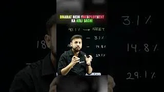 Thumbnail: India’s Unemployment Crisis: The Real Truth! 🇮🇳📊  #pw