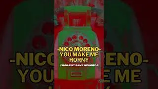 Thumbnail: Techno Track of the day ⚙️ Nico Moreno - You make me horny [Insolent Rave Records] #hardtechno