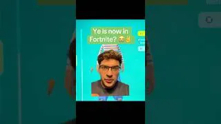 Thumbnail: Ye is in Fortnite now?! 😭✌️