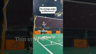 Thumbnail: Massive difference. #badminton #badmintonlovers #badmintonhumour #athletelife #sportscomedy
