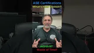 Thumbnail: Is ASE Certification Worth It or a Waste of Time?