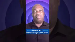 Thumbnail: Don't Over-Engineer a Solution in a Project as a Project Manager  #projectsuccess #projectmanagement