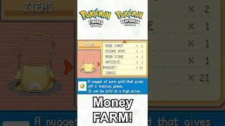 Thumbnail: The BEST EARLY GAME Money Farm in Pokémon Fire Red and Leaf Green