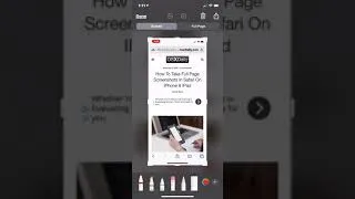 Thumbnail: How to Take Full Webpage Screenshots on iPhone or iPad