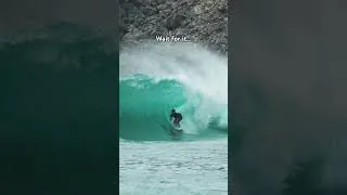 Thumbnail: My boy Kiva getting an insane barrel… #surf #surfing #bigwaves #barrel