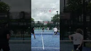 Thumbnail: Try This With Your Padel Return  #padel