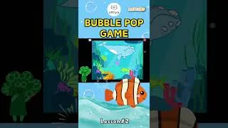 Thumbnail: Bubble Pop Game | Scratch Jr. Game Lesson #2 Highlights #shorts