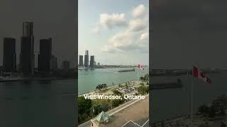 Thumbnail: Window View From Best Western Plus Waterfront Hotel Windsor, Ontario July 26, 2026
